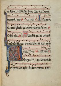 Initial A: Halshuggingen av fire martyrer av Unknown artist
