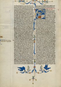 Initial C: Salomo ofrer i tempelet av Unknown artist