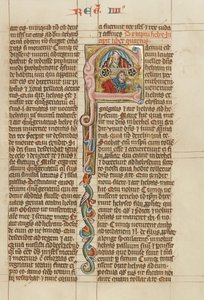 Initial F: Elias#39; himmelfart av Unknown artist