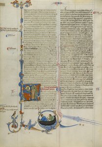 Innledende H: Moses taler til israelittene av Unknown artist