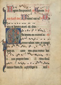 Initial M: Halshuggingen av døperen Johannes av Unknown artist