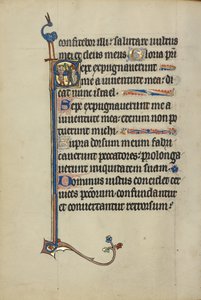 Initial S: En mann med et kors som jager bort to djevler av Unknown artist
