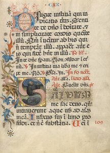Initial S: En munk som ber i vannet av Unknown artist