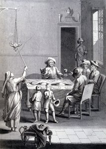 Jødisk sabbat (sabbat, sabbat eller sabbat eller sabbat). av Unknown artist