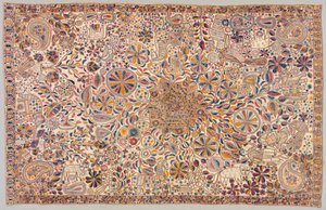 Kantha (seremonielt teppe) av Unknown artist