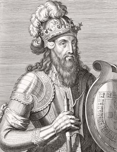 Kong Afonso III av Portugal. Portrett. av Unknown artist