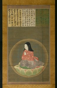Kobo Daishi (Kukai) som en gutt (Chigo Daishi) av Unknown artist