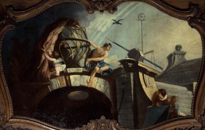 Astronomi, etter 1737 (olje på lerret) av Unknown artist