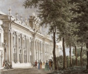 Gården i San Ildefonso av Unknown artist