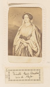 Den ærverdige Marie Christine, dronning av Napoli av Unknown artist