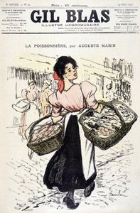 La fishonniere av Auguste Marin. I ""Gil Blas"", den 27.05.1898. av Unknown artist