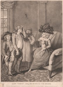 Lady Gorget henter rekrutter til Cox Heath av Unknown artist