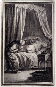Midlet - i "" Fortellinger og noveller på vers"" av Jean La Fontaine. 1762. av Unknown artist