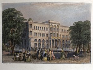 Leipzig, sentralhallen av Unknown artist