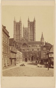 Lincoln-katedralen. av Unknown artist
