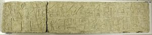 Lintel of Mereruka   1264478   no       norwegian Successfully Translated  Original: David Receiving the Hallowed Bread from Alchimelek Translat: David Receiving the Hallowed Bread from Alchimelek 1296474 no norwegian Successfully Translated Original: Spri av Unknown artist