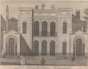 Lord Cathcarts hus, Whitehall; side 58 (bind 1) av Unknown artist