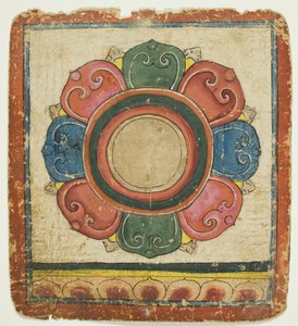 Lotus fra et sett med innvielseskort (Tsakali) av Unknown artist