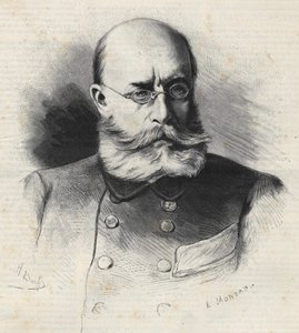 Louis Léon César Faidherbe (1818 - 1889) French general and colonizer, engraving of the 19th century. Bianchetti Collection av Unknown artist
