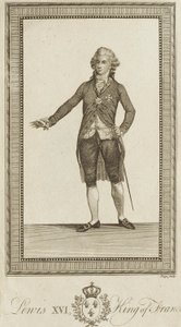 Ludvig XVI, konge av Frankrike av Unknown artist