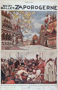Lyrisk teater: The Zaporogues (Zaporogerne) - Operabibelen. av Unknown artist
