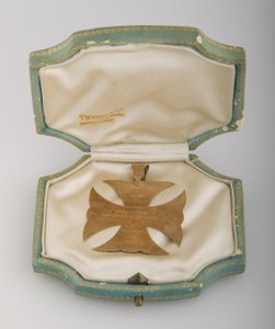 Maltesisk korsheng tildelt Bertha Palmer av Unknown artist