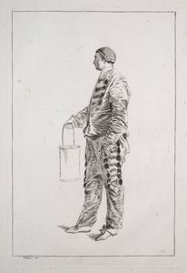Mann som står av Unknown artist