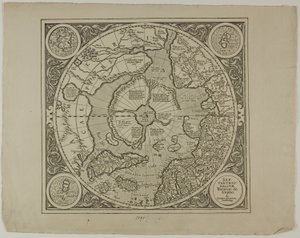 Kart over Mercator-projeksjonen av Unknown artist