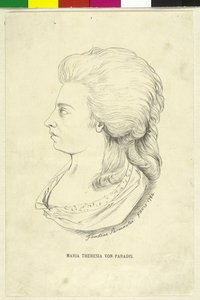 Maria Theresa av Paradis av Unknown artist