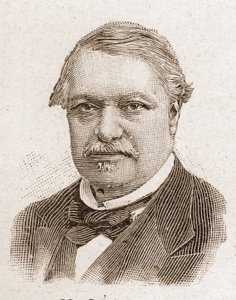 Medlemmer av Academy Francaise i 1895: portrett av Leon Say (1826-1896), fransk økonom og politiker. av Unknown artist