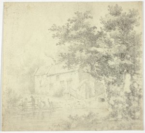 Mill (recto); Tre (verso) av Unknown artist