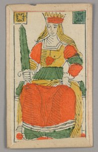 Minchiate (Tarot) spillekort av Unknown artist