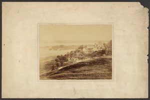 [Kloster ved bredden av Volga, Nizjnij Novgorod] av Unknown artist