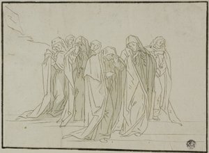 Sørgende figurer av Unknown artist