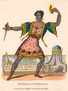 Mr. Kean som Othello av Unknown artist