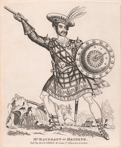 Mr. Macready som Macbeth av Unknown artist