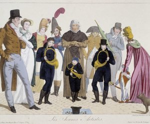 Musikere på gaten: unge artister (horn) - Carnavalet av Unknown artist