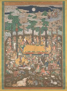 Nehan: Buddhas død av Unknown artist