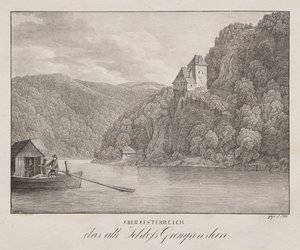 Nedre Østerrike, Det gamle slottet Grempenstein av Unknown artist