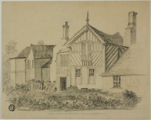 Nordutsikt over Broom Hall, Sheffield av Unknown artist