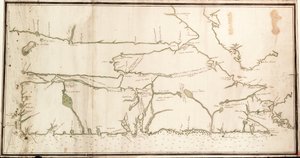 Nova Scotia, ca. 1760 (papir) av Unknown artist