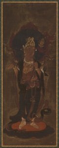 En av de tolv devaene: Emma-ten (<em>Yama</em> eller <em>Suyama-deva</em>?) av Unknown artist