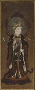 En av de tolv devaene: Taishaku-ten (<em>Indra</em>) av Unknown artist