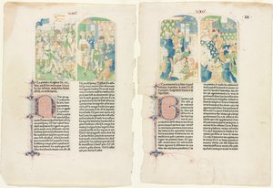 Åpningssider fra Valerius Maximus minneverdige fakta og ordtak av Unknown artist