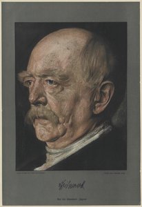 Otto, greve av Bismarck (trykk) av Unknown artist