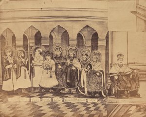 [Maleri som viser nawabene i Awadh, India] av Unknown artist