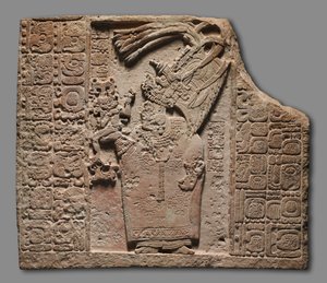 Panel med Royal Woman av Unknown artist