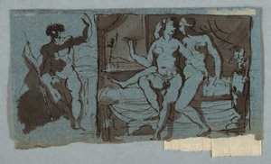 Paris, Zevs på besøk i Callisto av Unknown artist