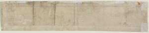 Delvis arkitektonisk studie (verso) av Unknown artist