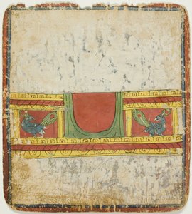 Påfugltronen, fra et sett med innvielseskort (Tsakali) av Unknown artist